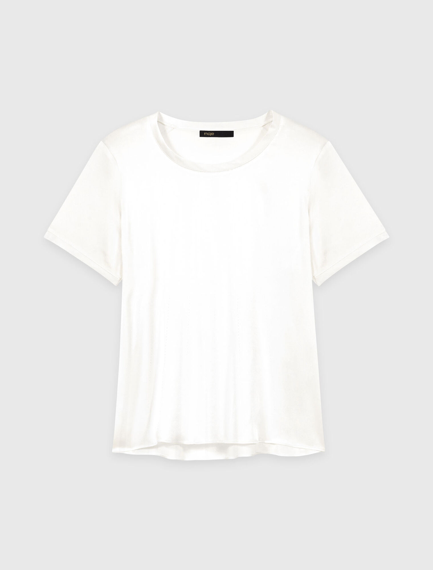 Kurz&auml;rmeliges Top aus Seide