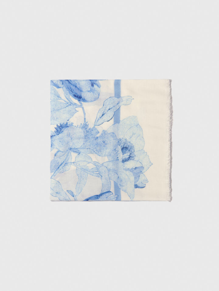 Schal 140x140 zum Thema „Aquarell“