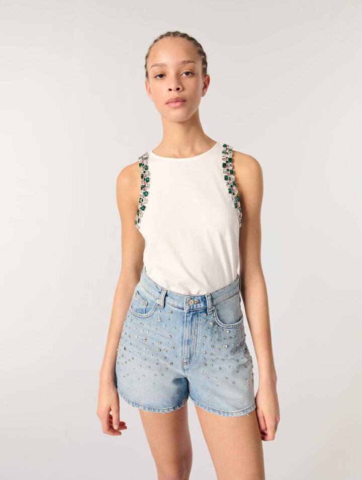 Strass-Tanktop