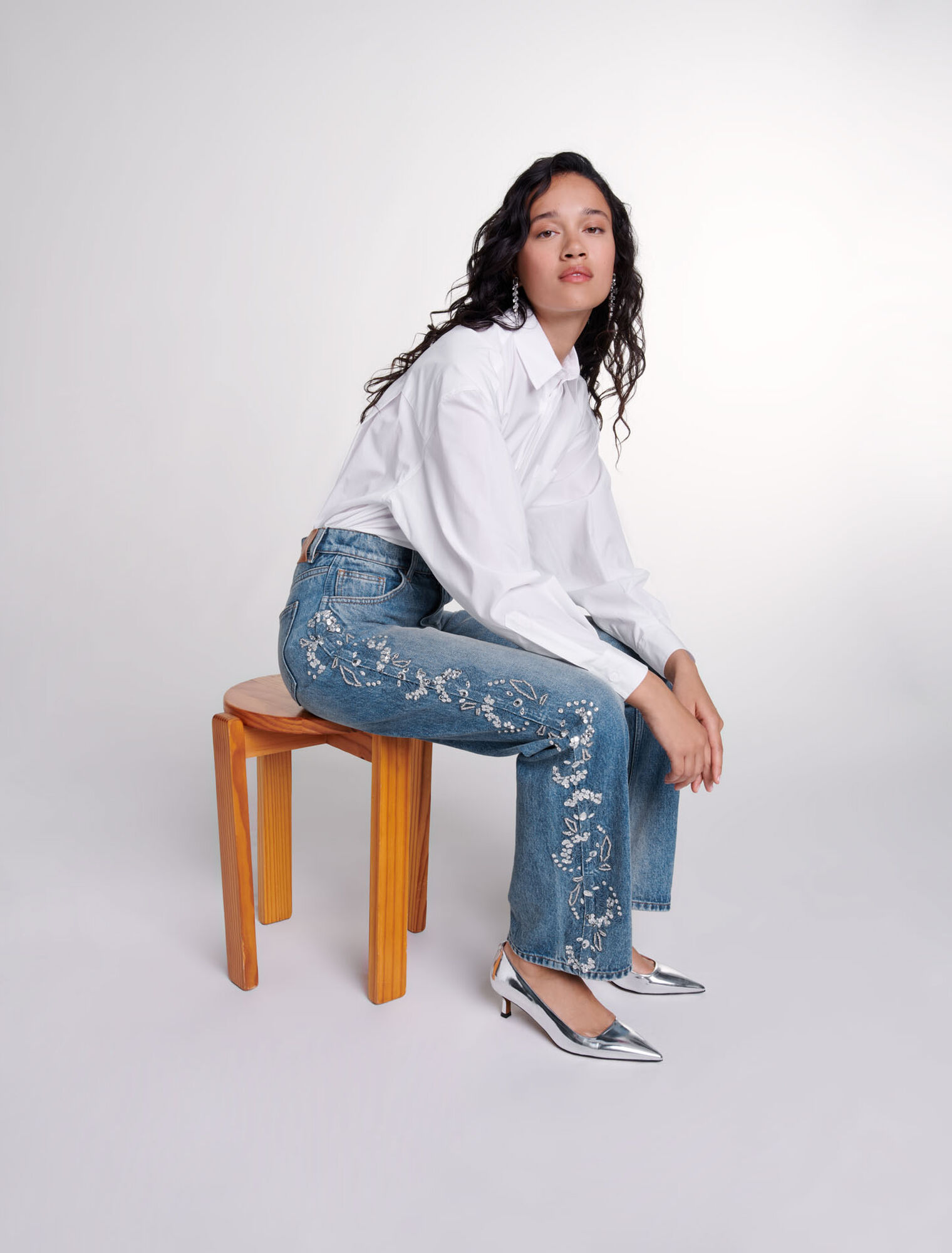 Bestickte Jeans 
