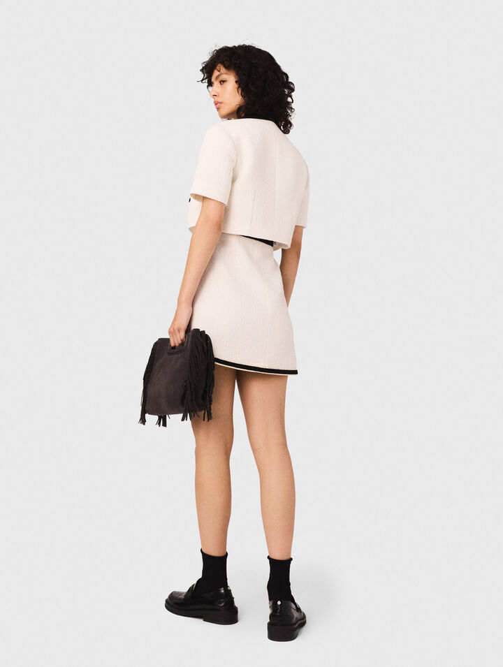 2-in-1-Kleid aus Tweed