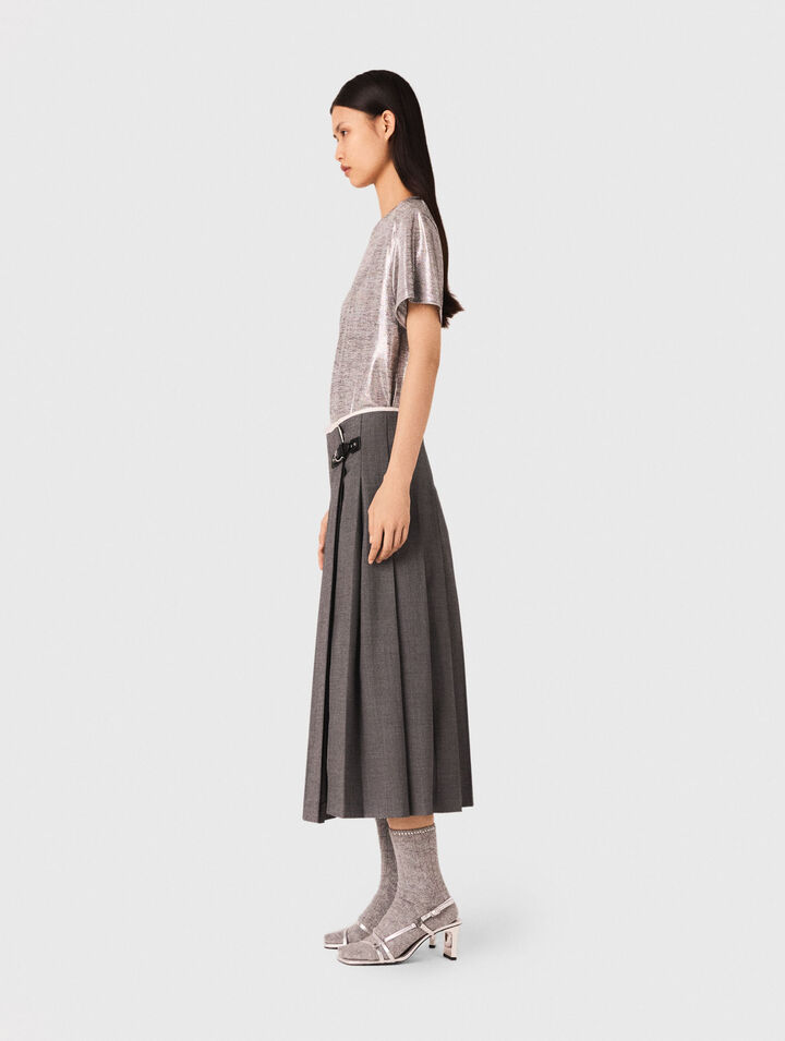 T-Shirt aus Lamé
