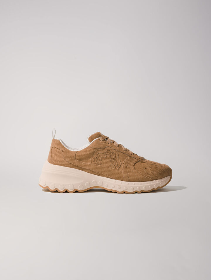 M Sneakers aus Cord