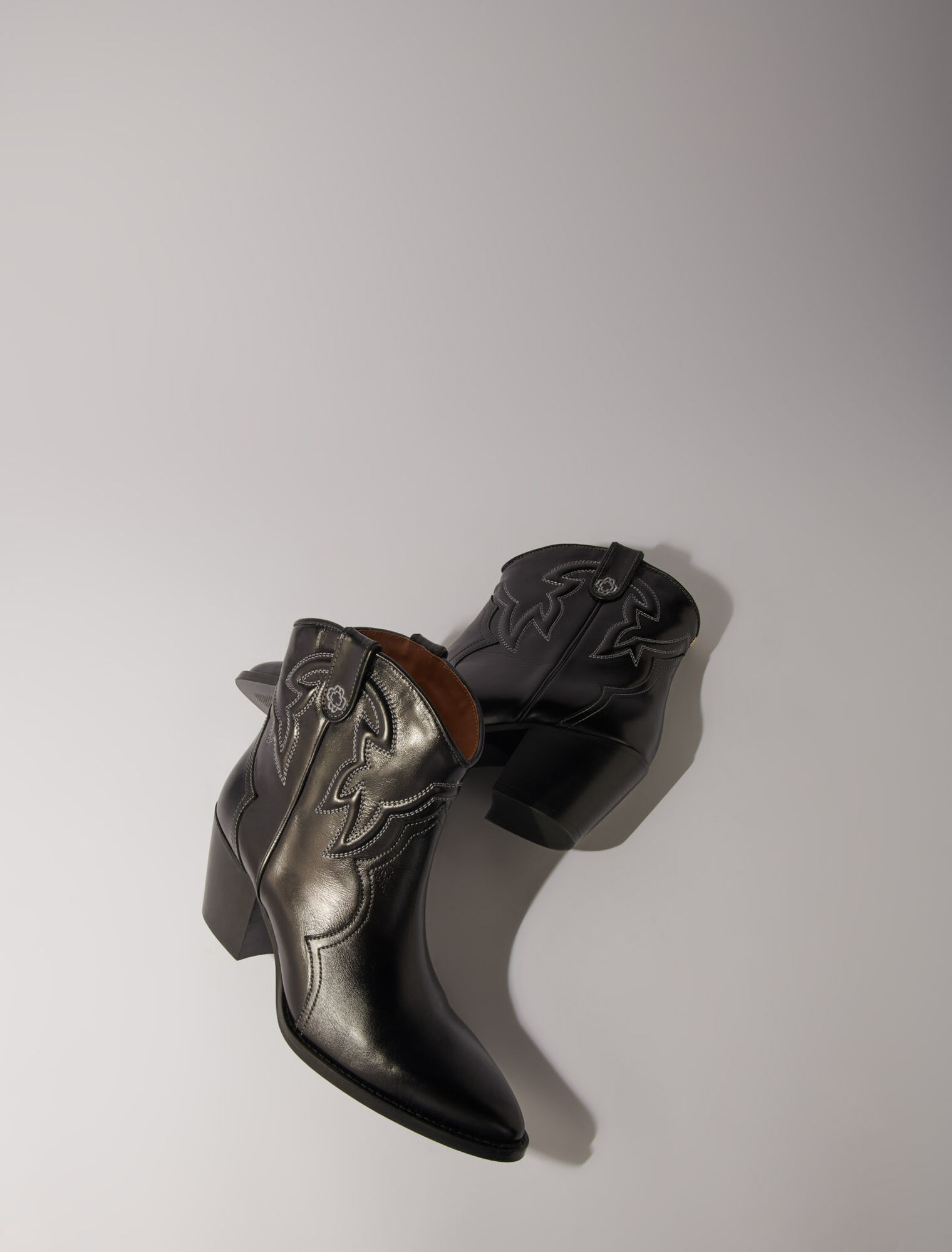 Santiags Stiefeletten Leder