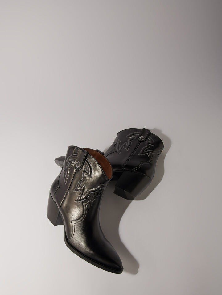 Santiags Stiefeletten Leder