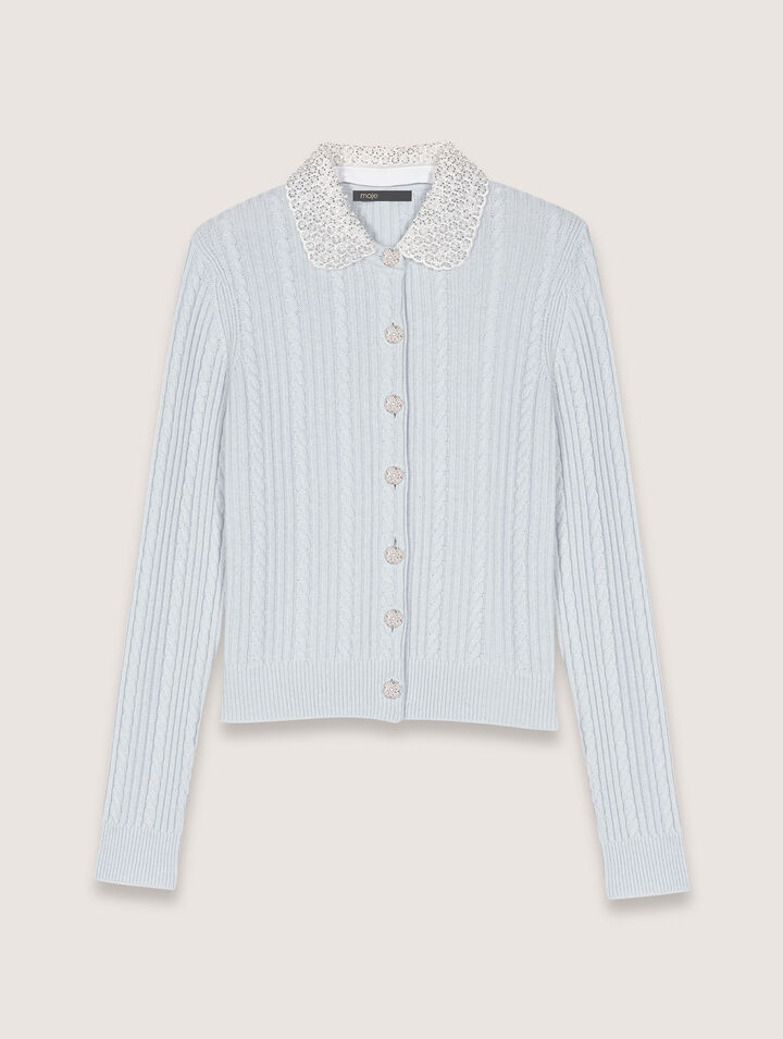Cardigan mit abnehmbarem