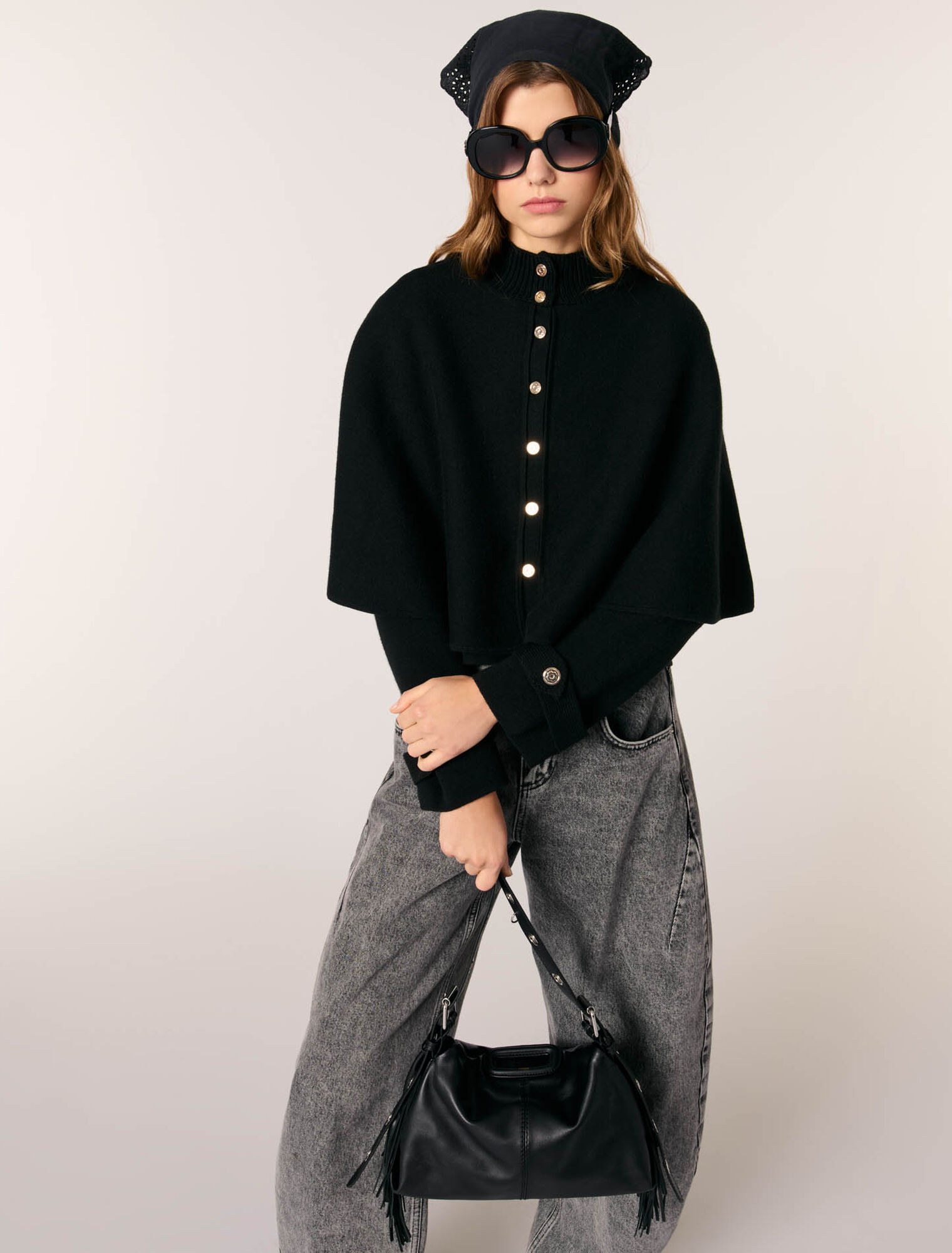 Cardigan im Cape-Look