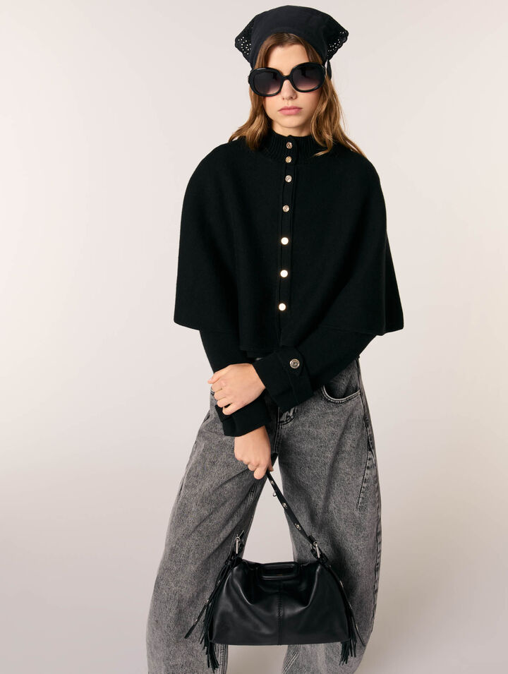 Cardigan im Cape-Look