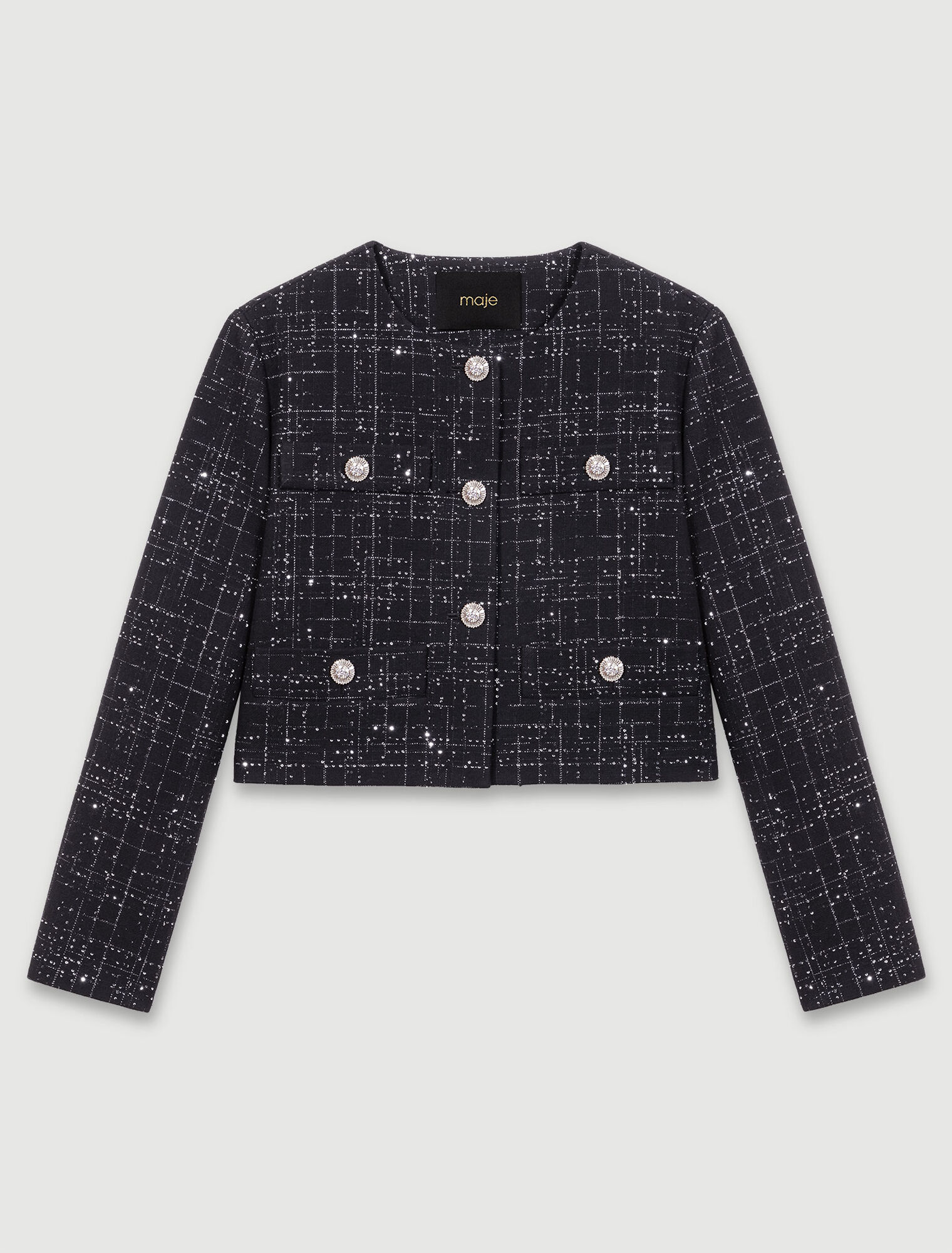 Kurze Tweedjacke