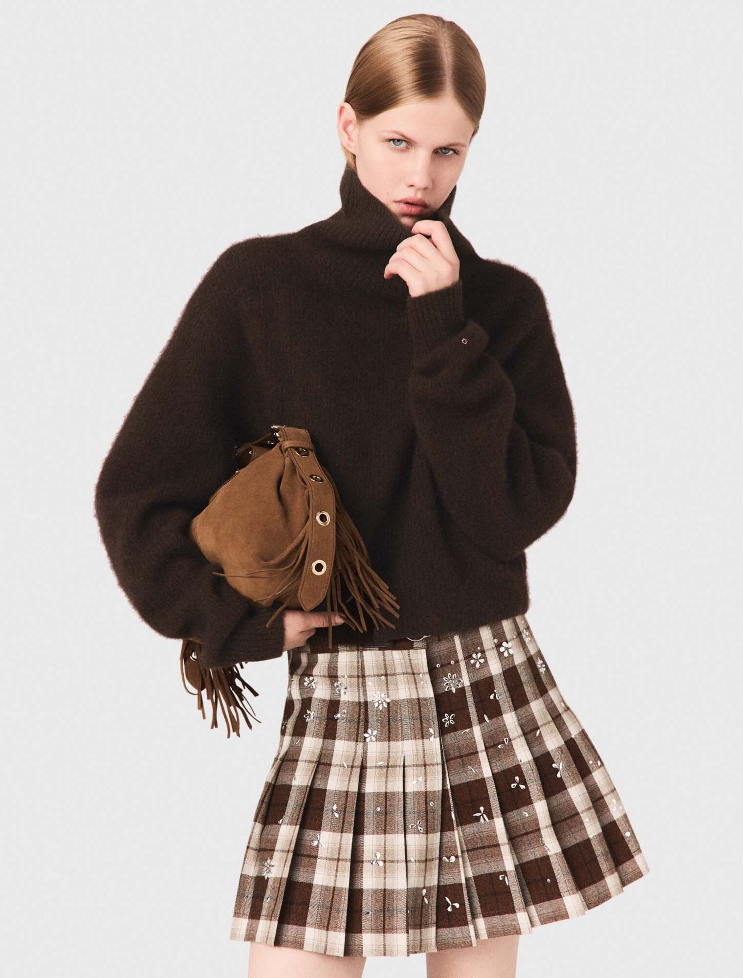 Rollkragenpullover aus Yak-Gemisch
