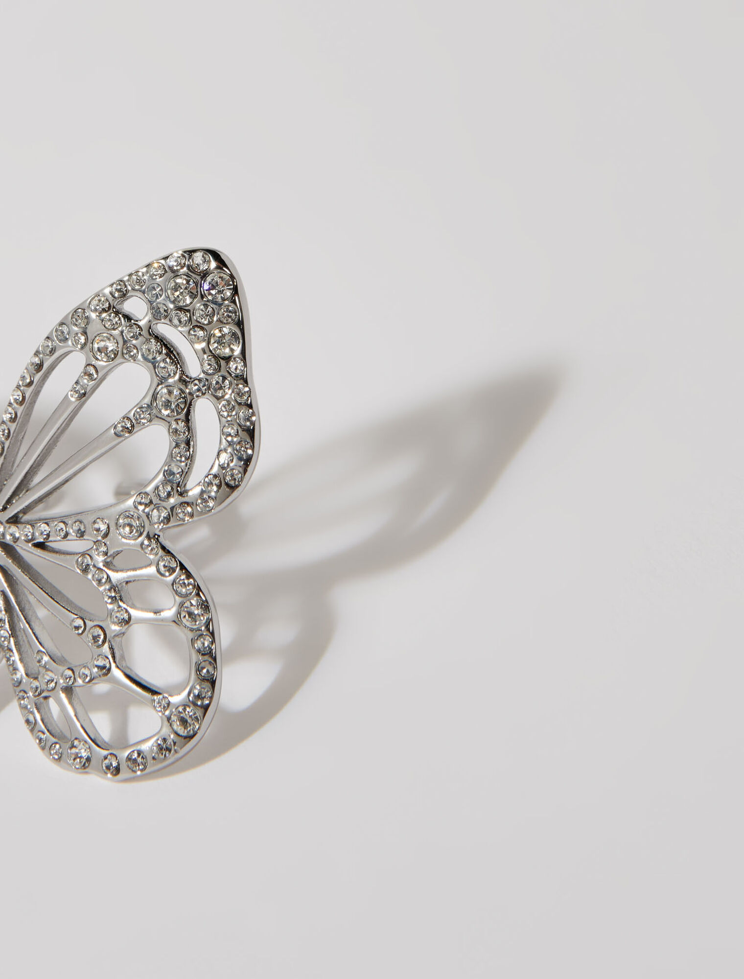 Schmetterlingsring mit Strass
