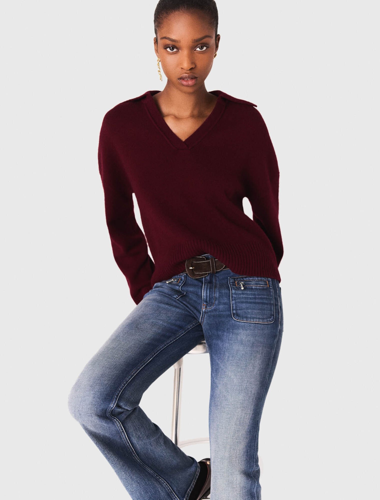 Pullover aus Wollgemisch
