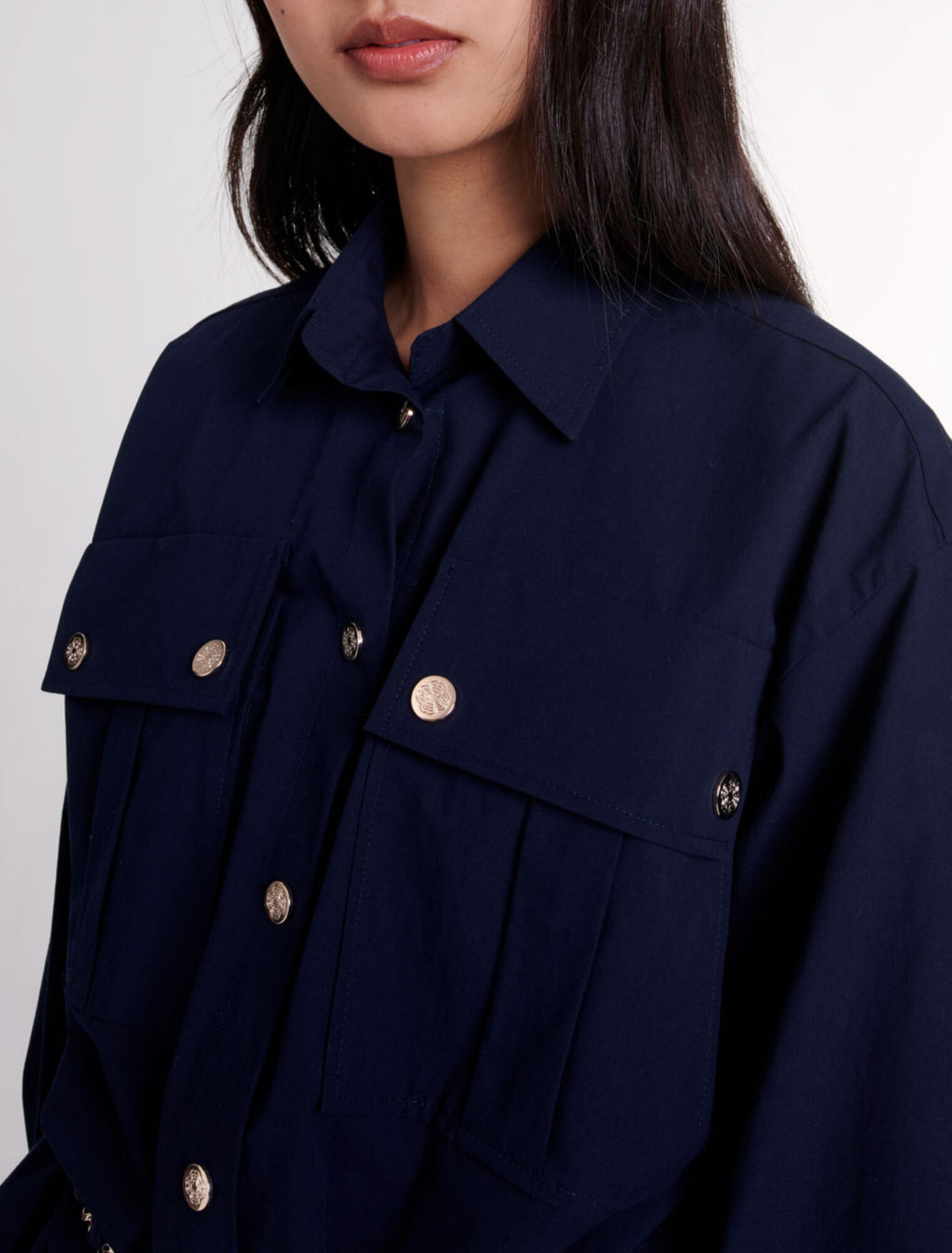 Langes Hemd mit G&uuml;rtel 