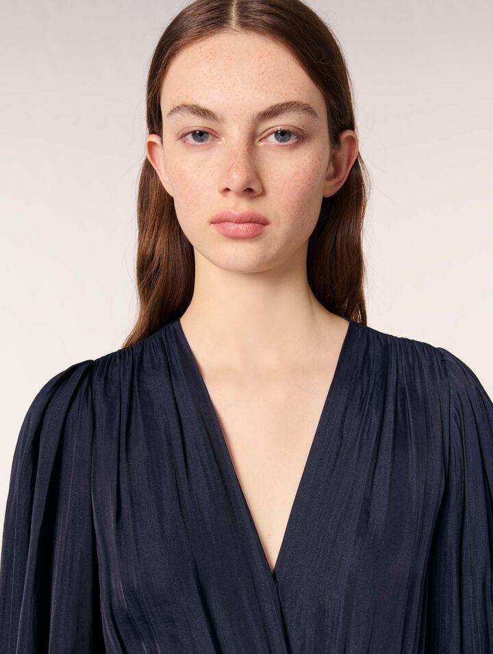Langes Rüschenkleid