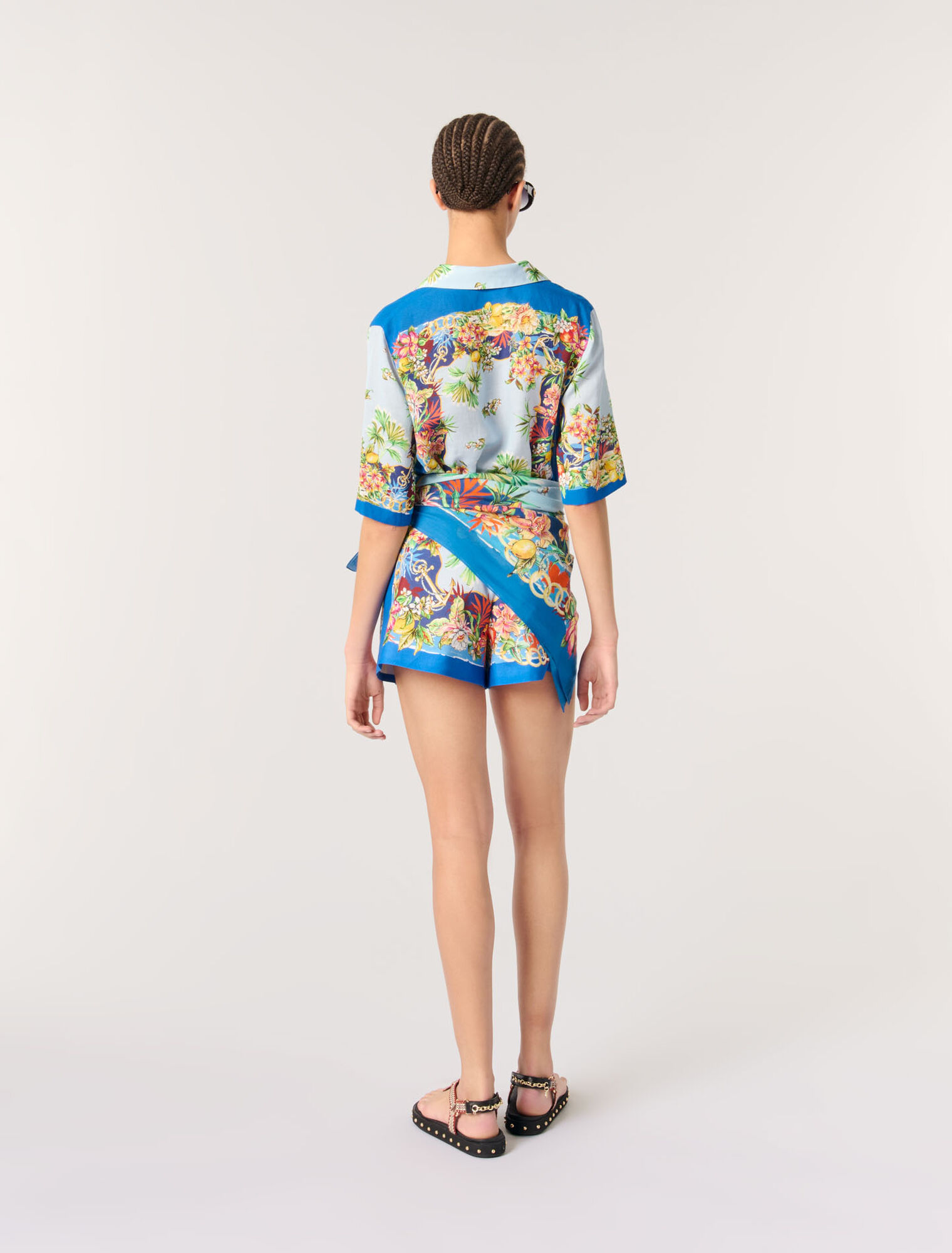 Gemusterte Shorts