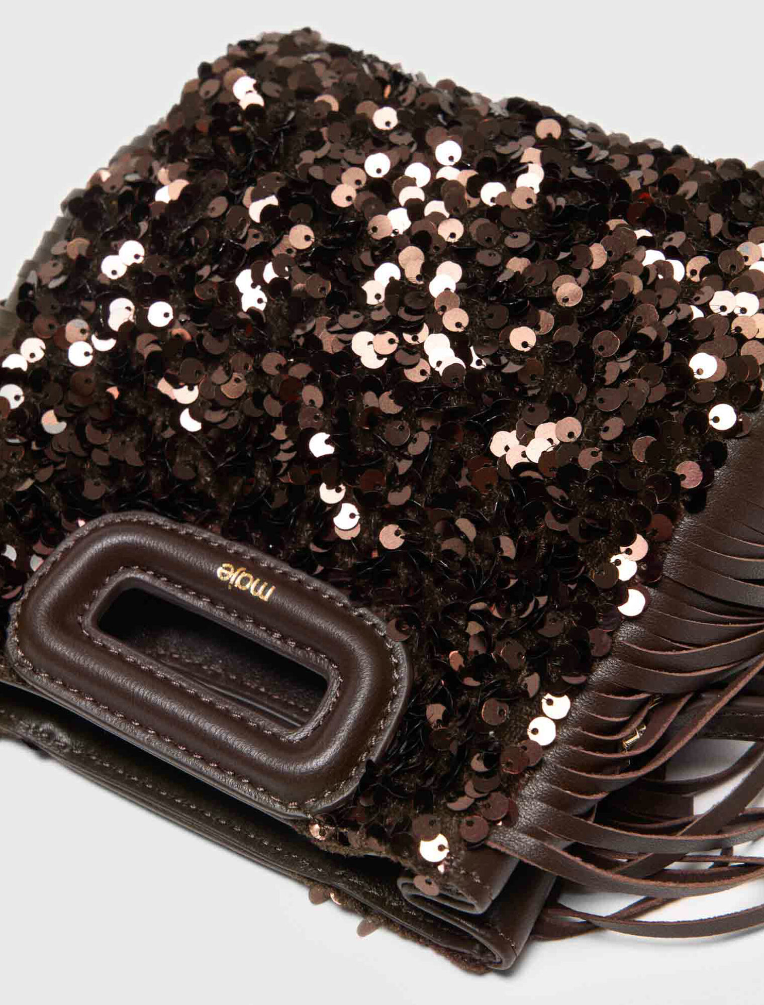 Tasche M Mini mit Pailletten
