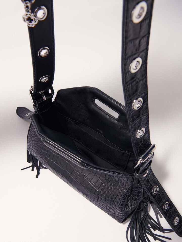 Tasche Miss M Mini, geprägtes Leder