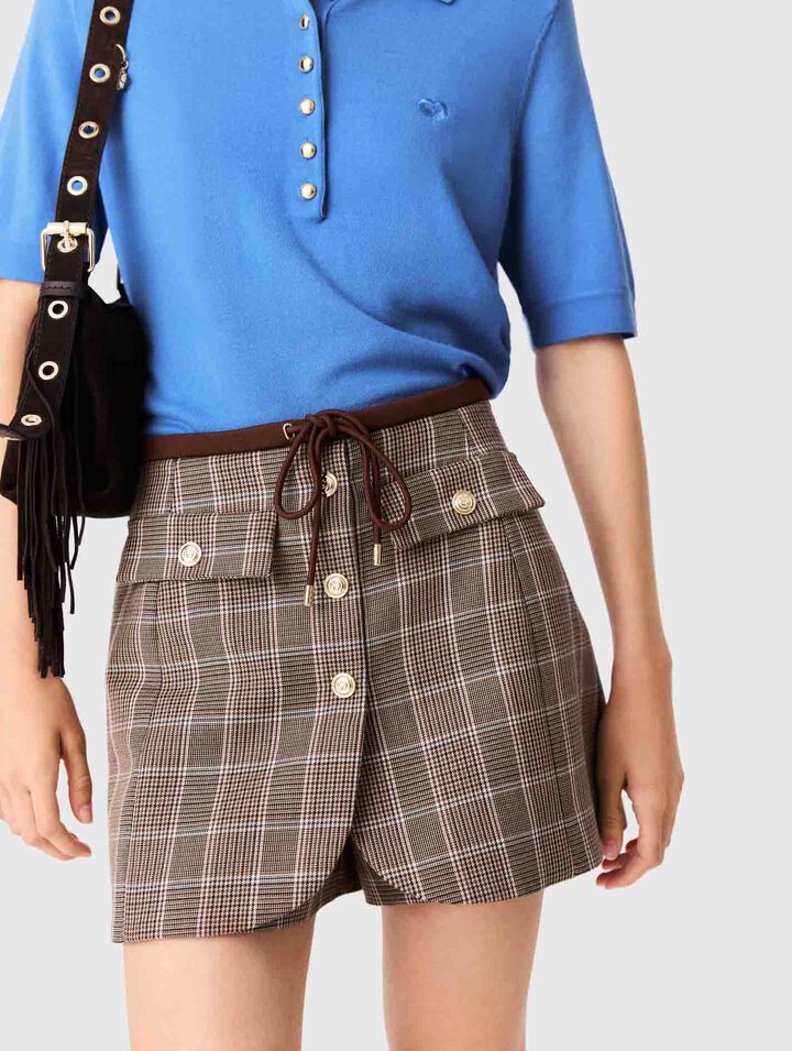 Elegante Wickel-Shorts