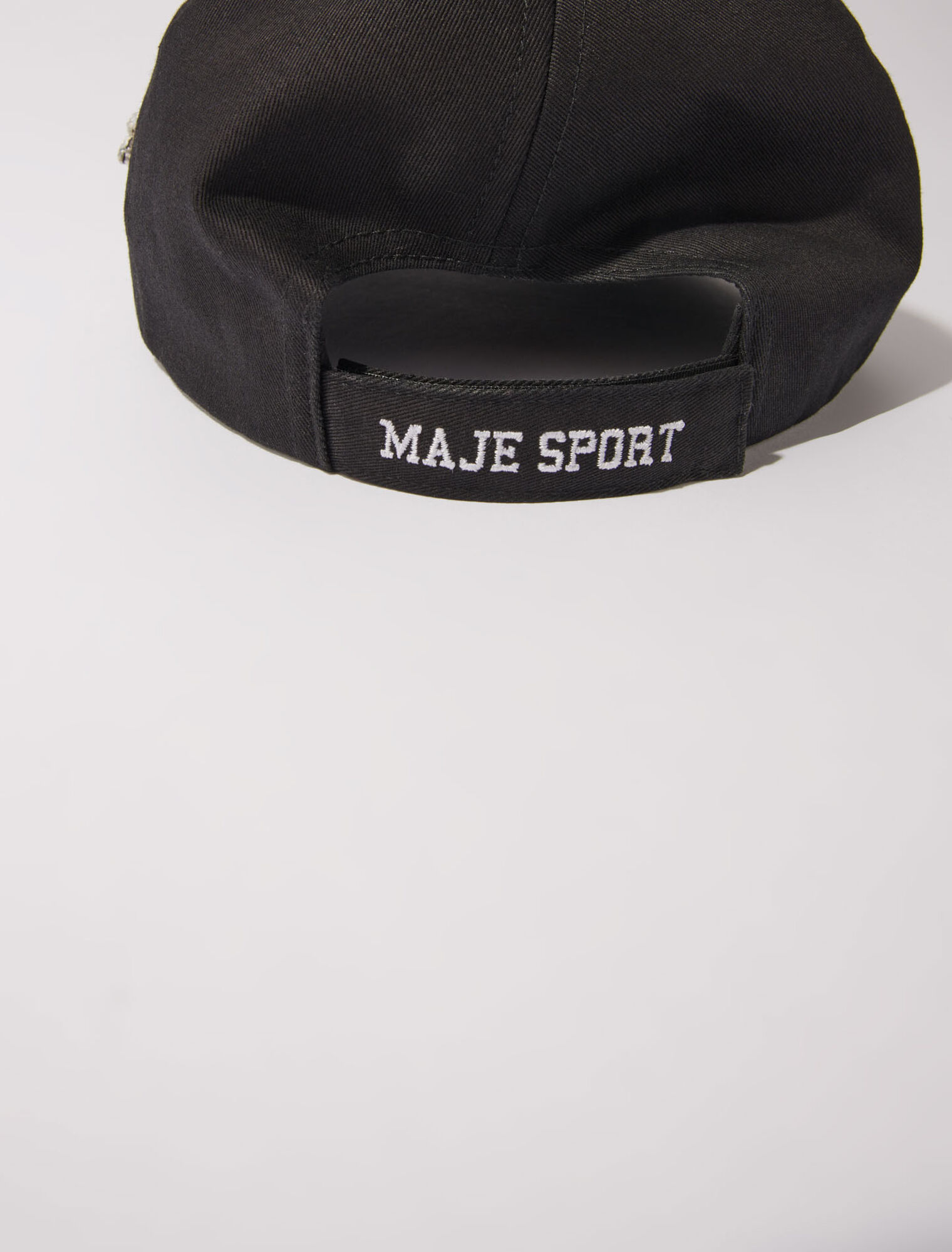 Cap aus Baumwolle mit Strass