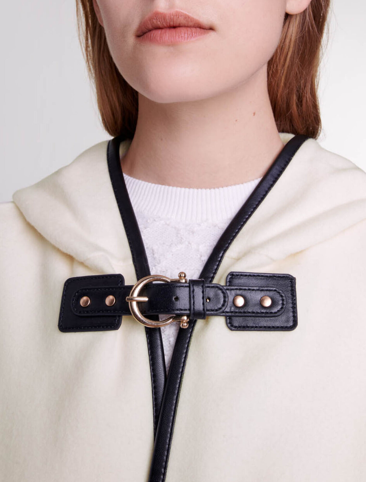 Mantel in Wollcape-Optik