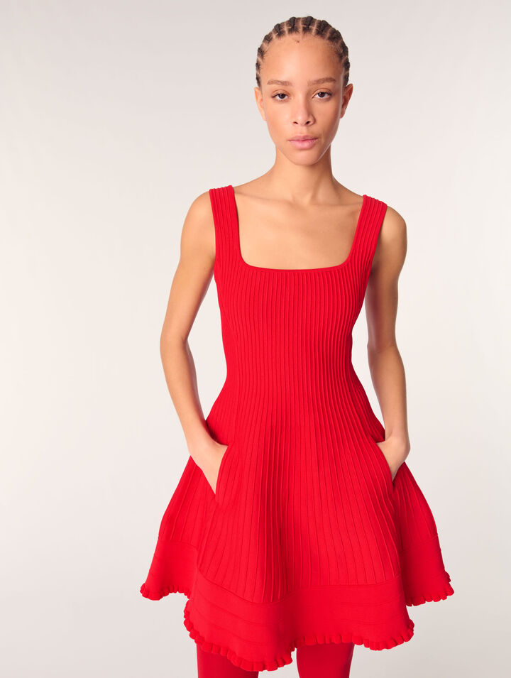 Kurzes Strickkleid