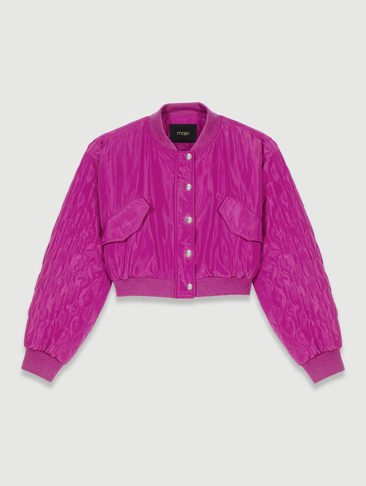 Kurze Bomberjacke
