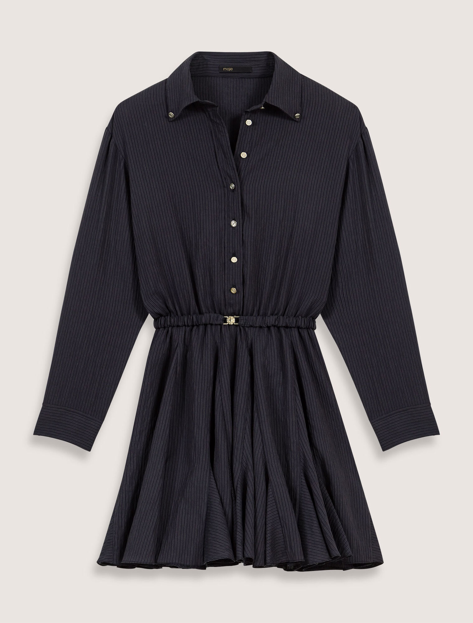 Kurzes Crêpe-Kleid