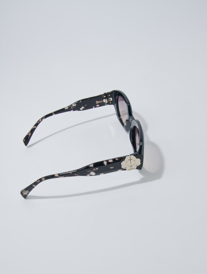 Runde Sonnenbrille aus Acetat