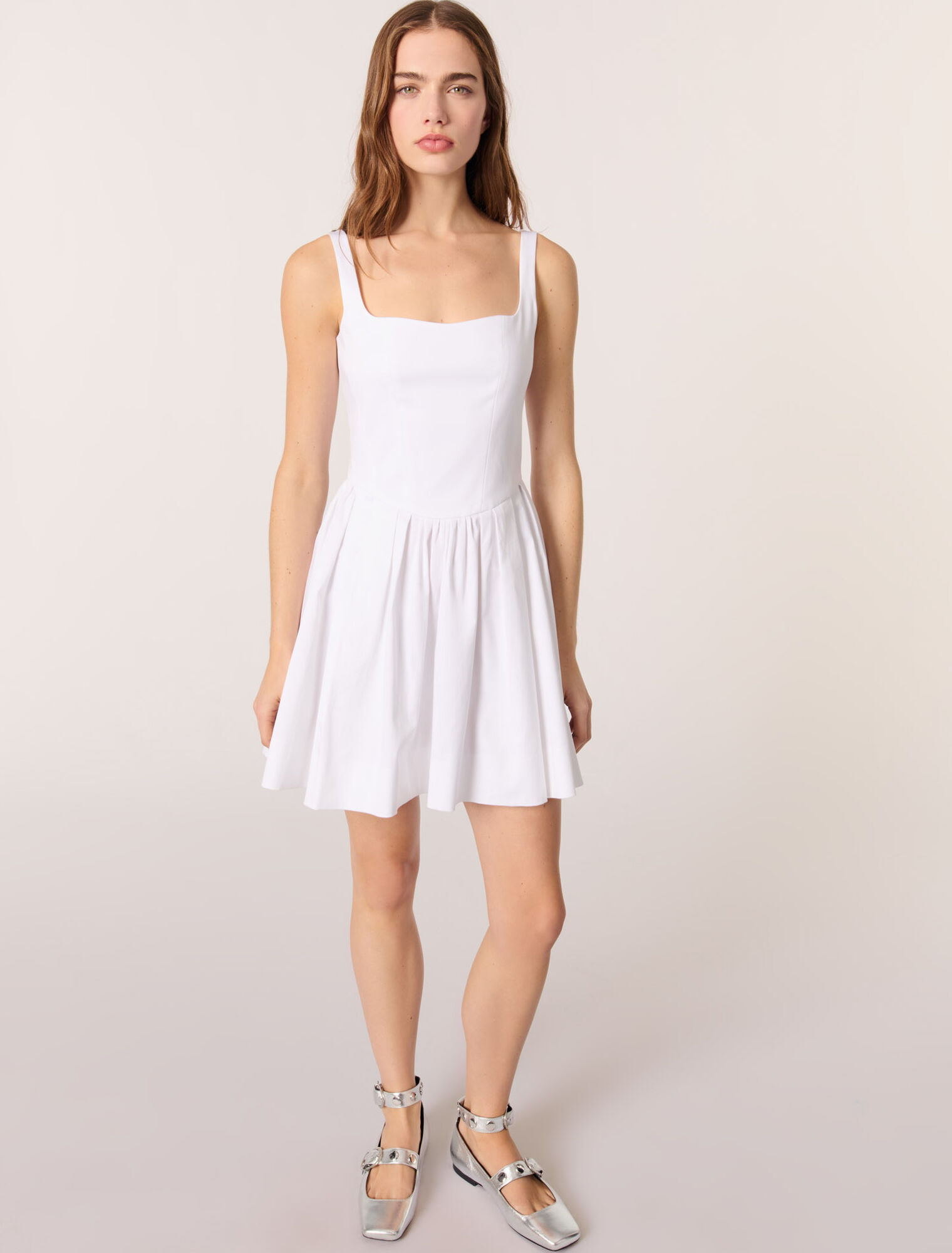 Kurzes Baumwollkleid