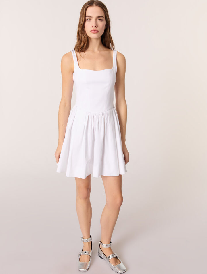 Kurzes Baumwollkleid
