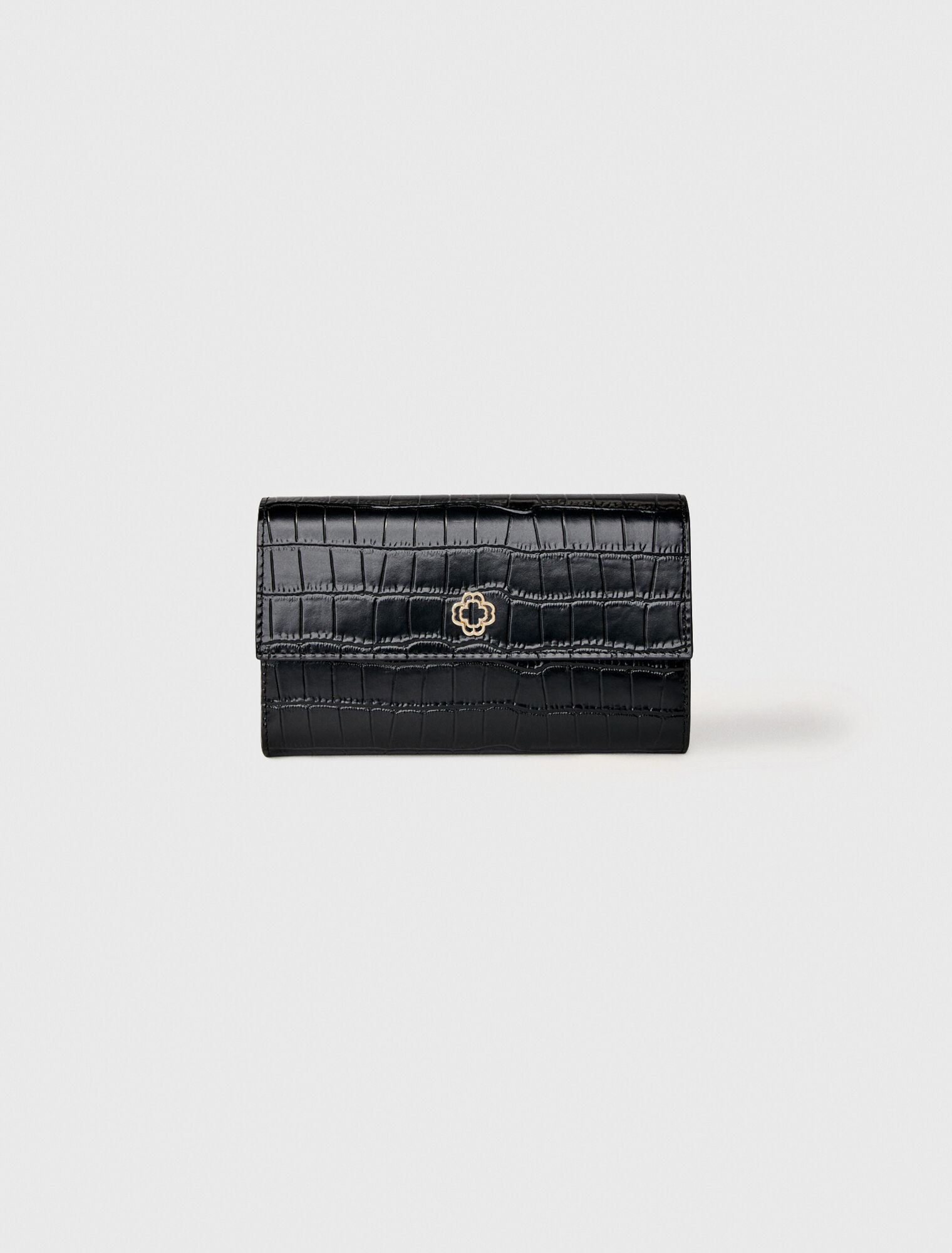 Ledertasche mit Krokoprägung