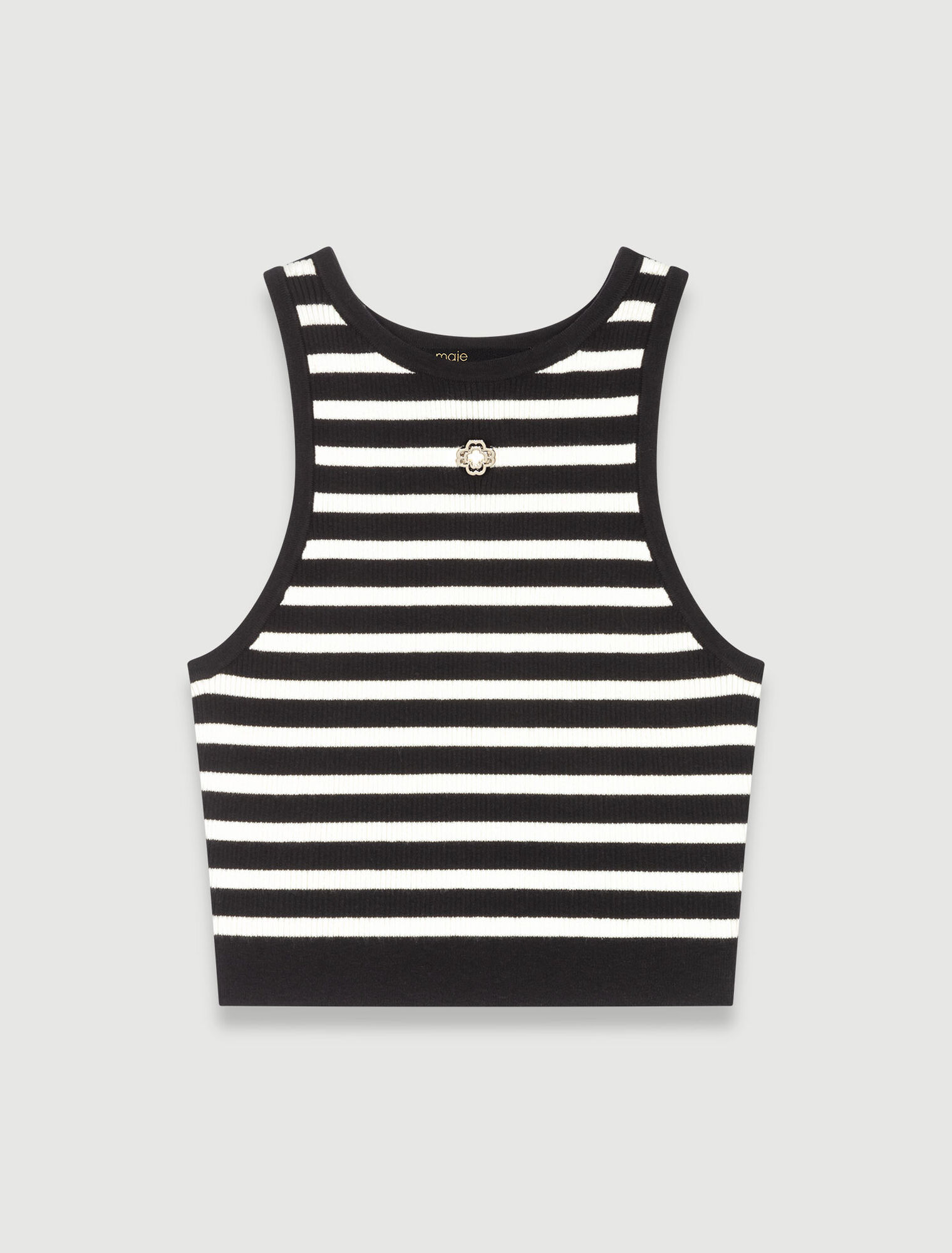 Kurzes gestreiftes Top
