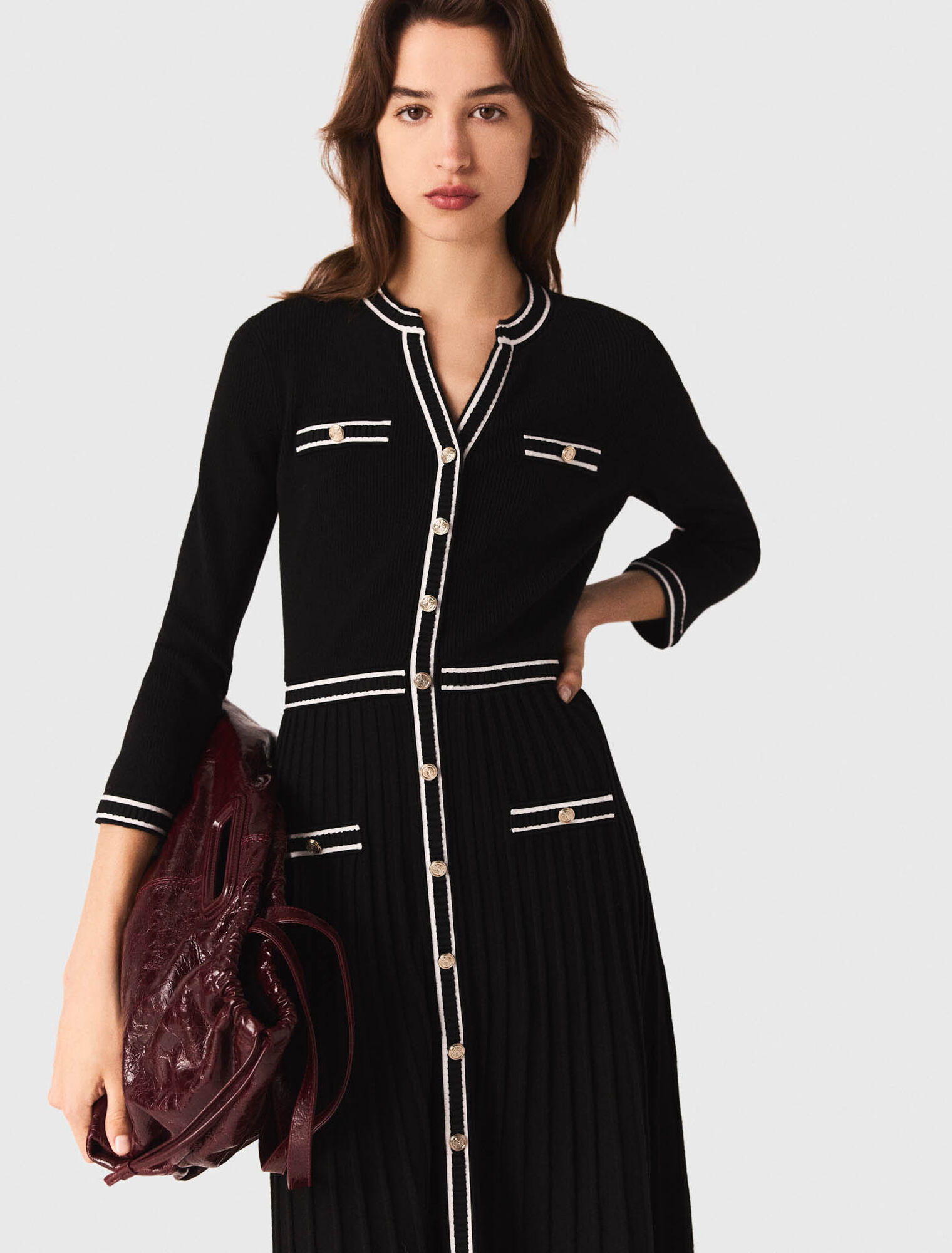 Midikleid aus Strick