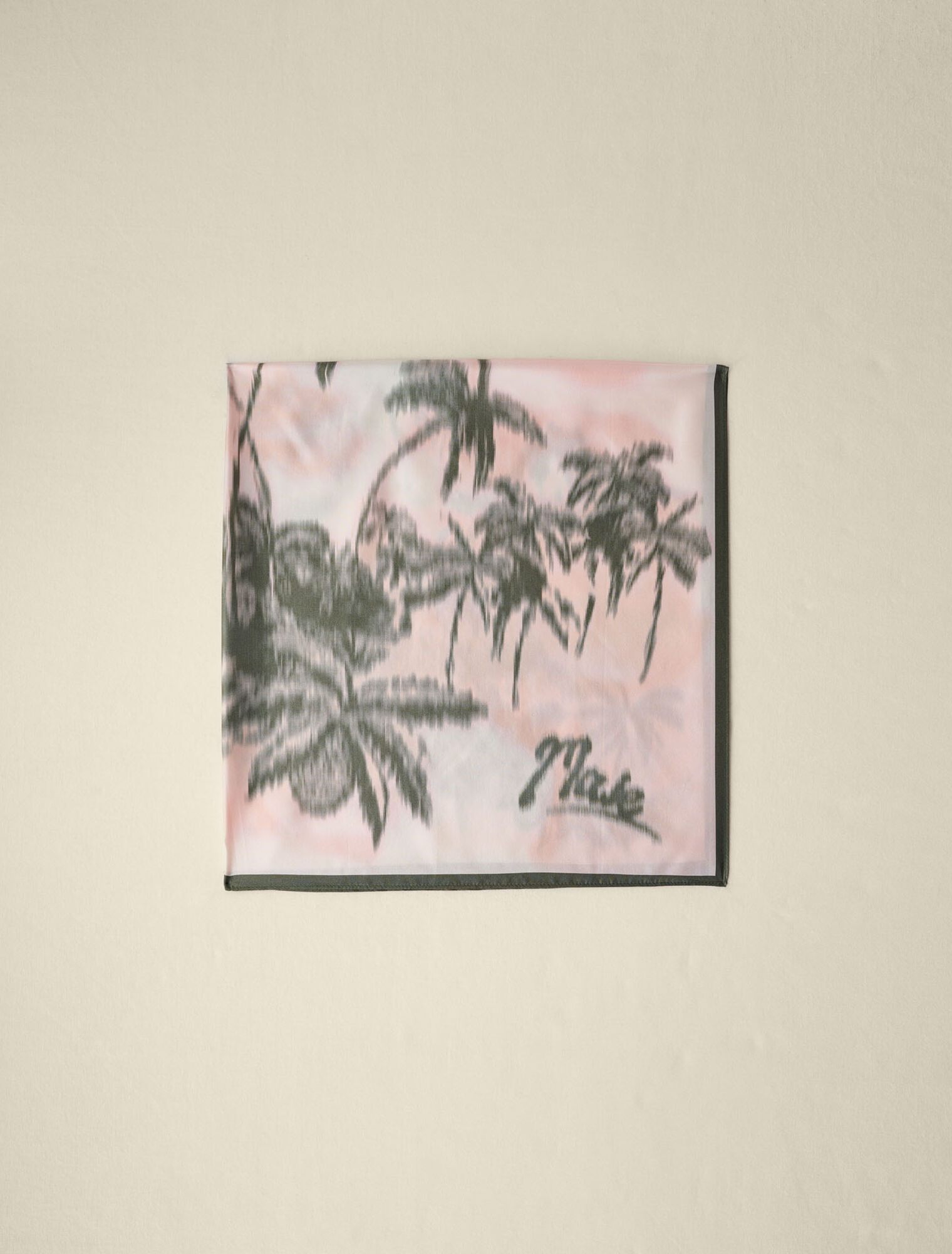 Halstuch mit Palmenprint