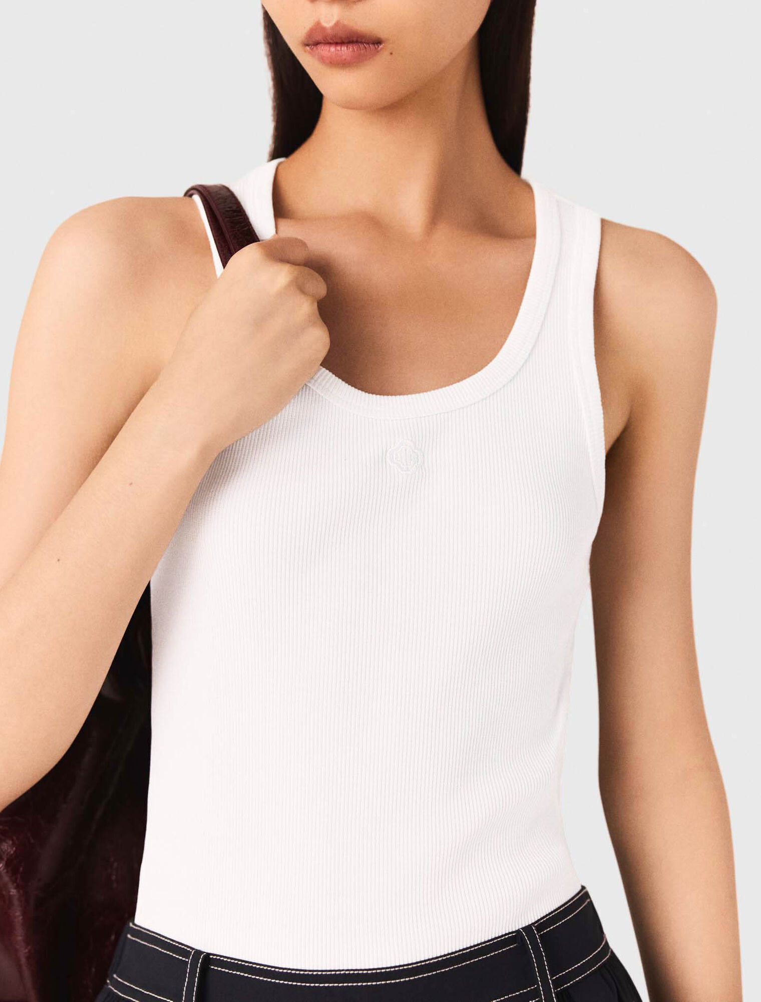 Geripptes Tanktop