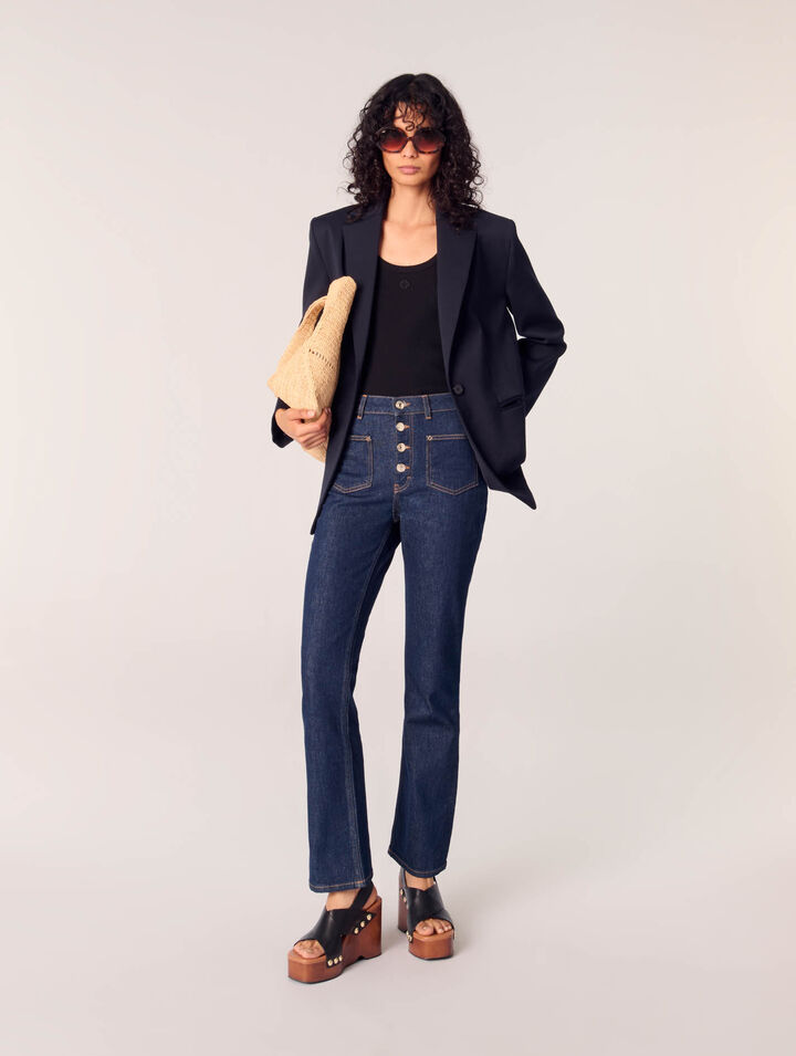 Denim-Jeans mit Taschen