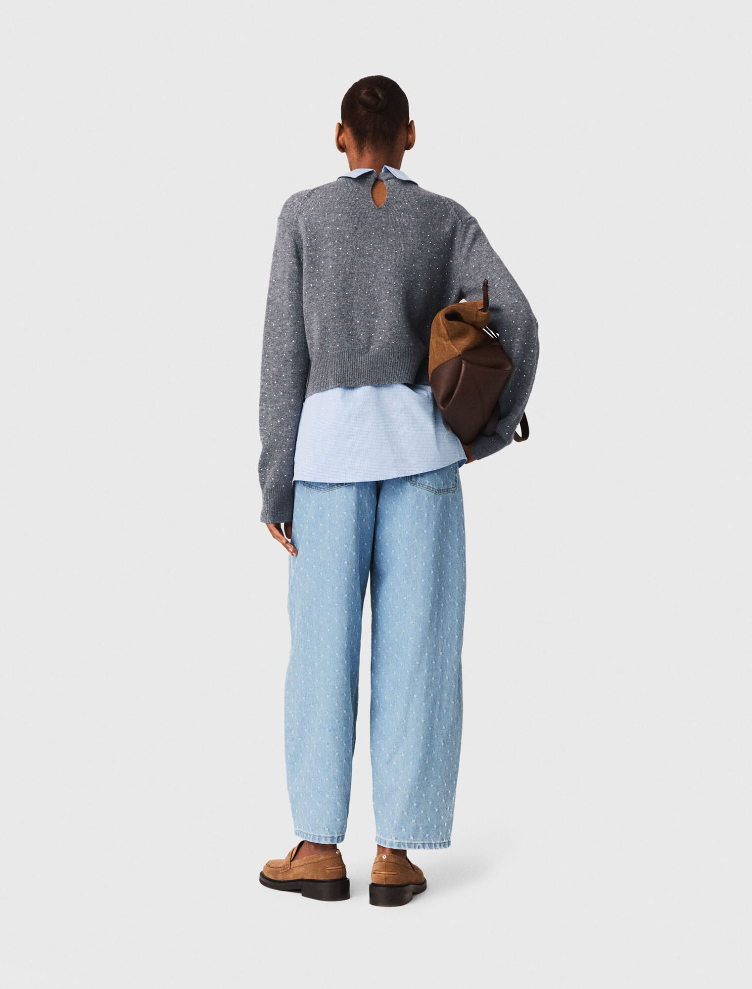 Strasspulli mit abnehmbaren Details