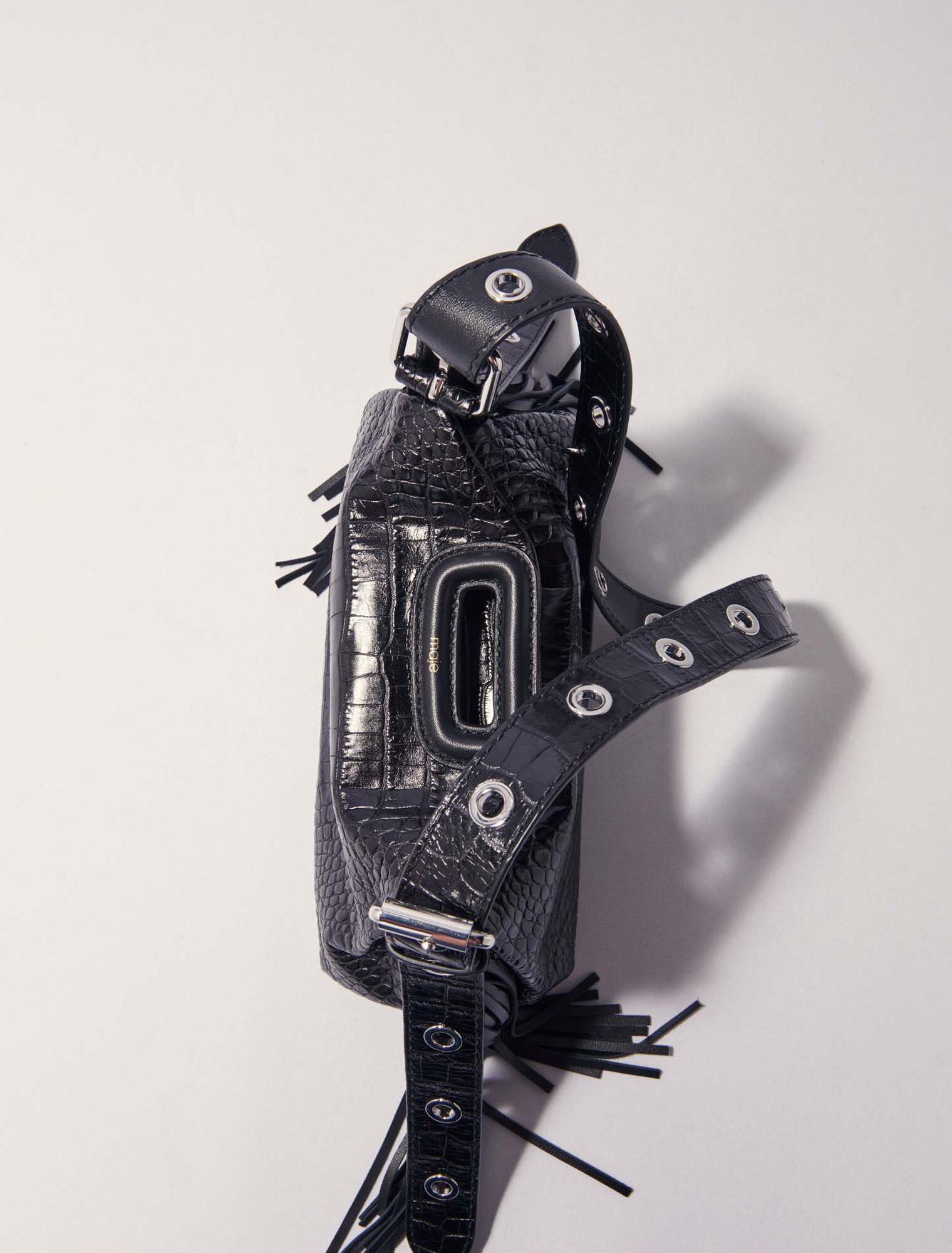 Tasche Miss M Mini, geprägtes Leder
