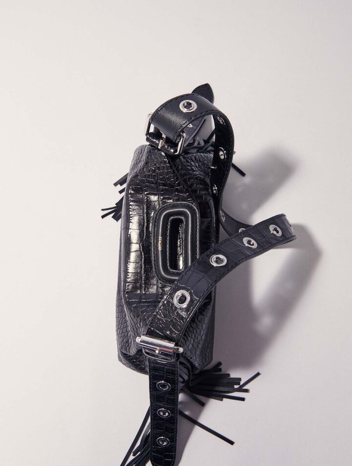 Tasche Miss M Mini, geprägtes Leder