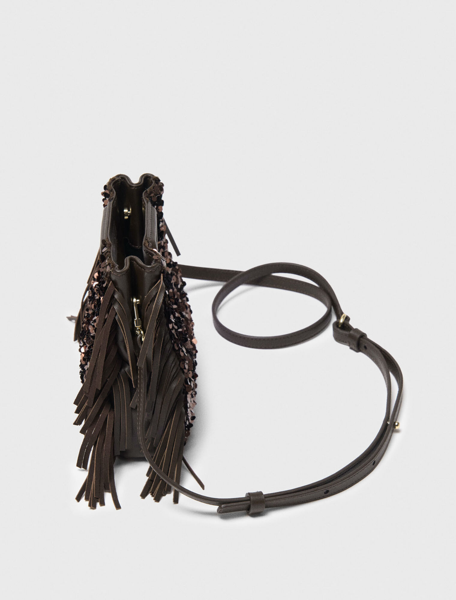 Tasche M Mini mit Pailletten