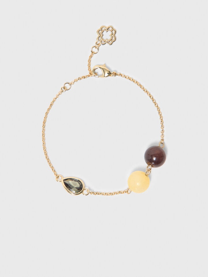 Armband mit Perlen- und Strassdetails