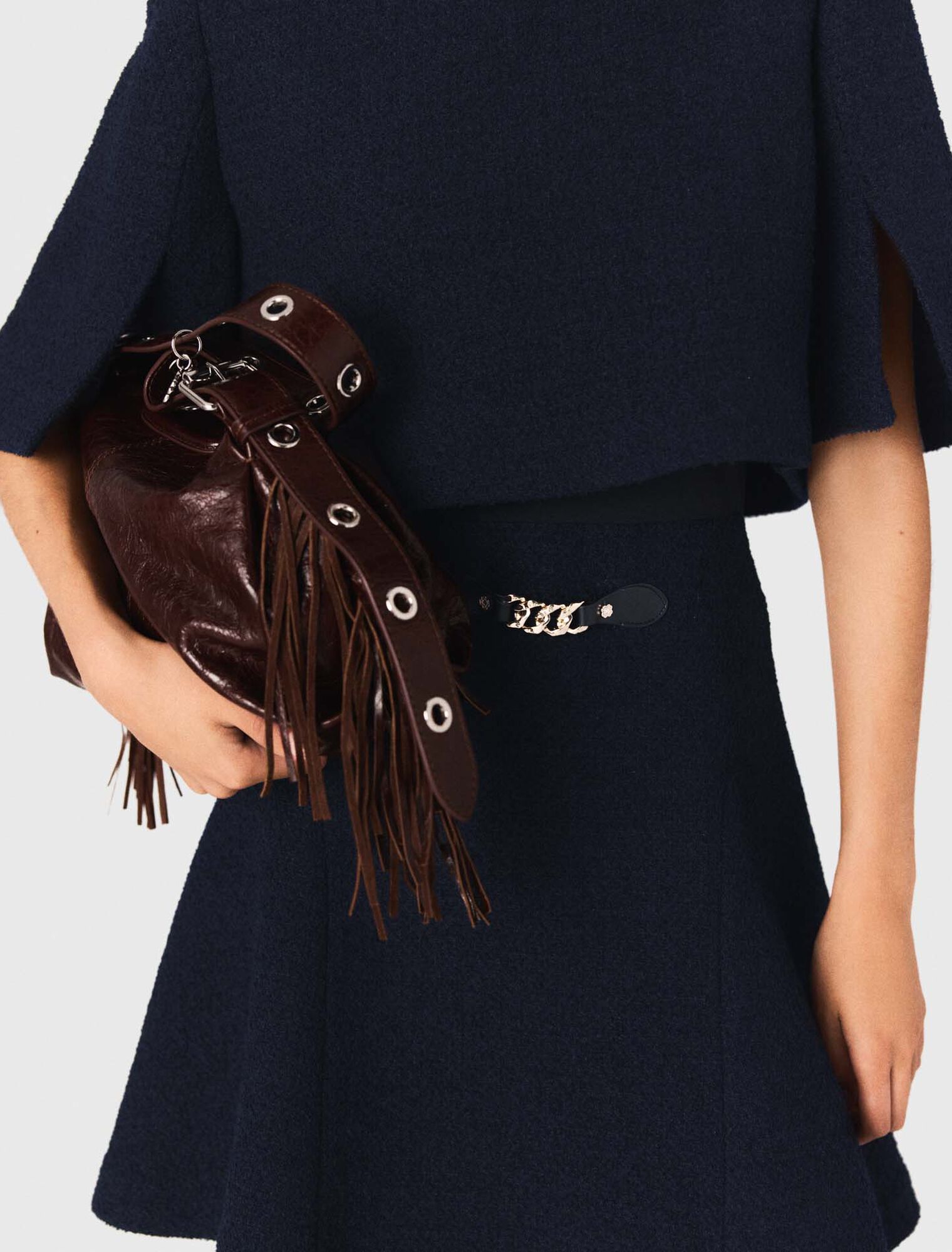 2-in-1-Kleid aus Tweed