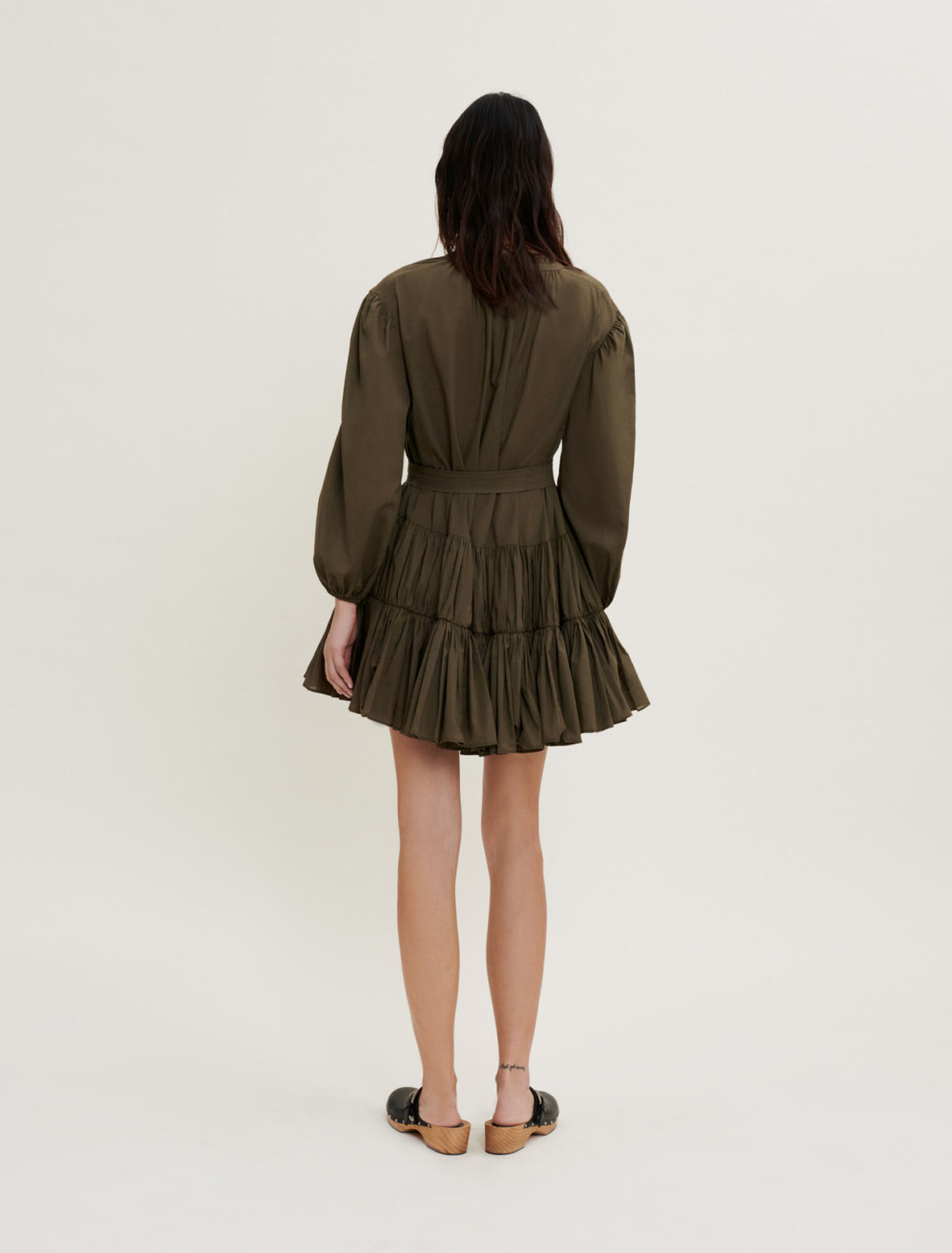Baumwollkleid mit Gürtel