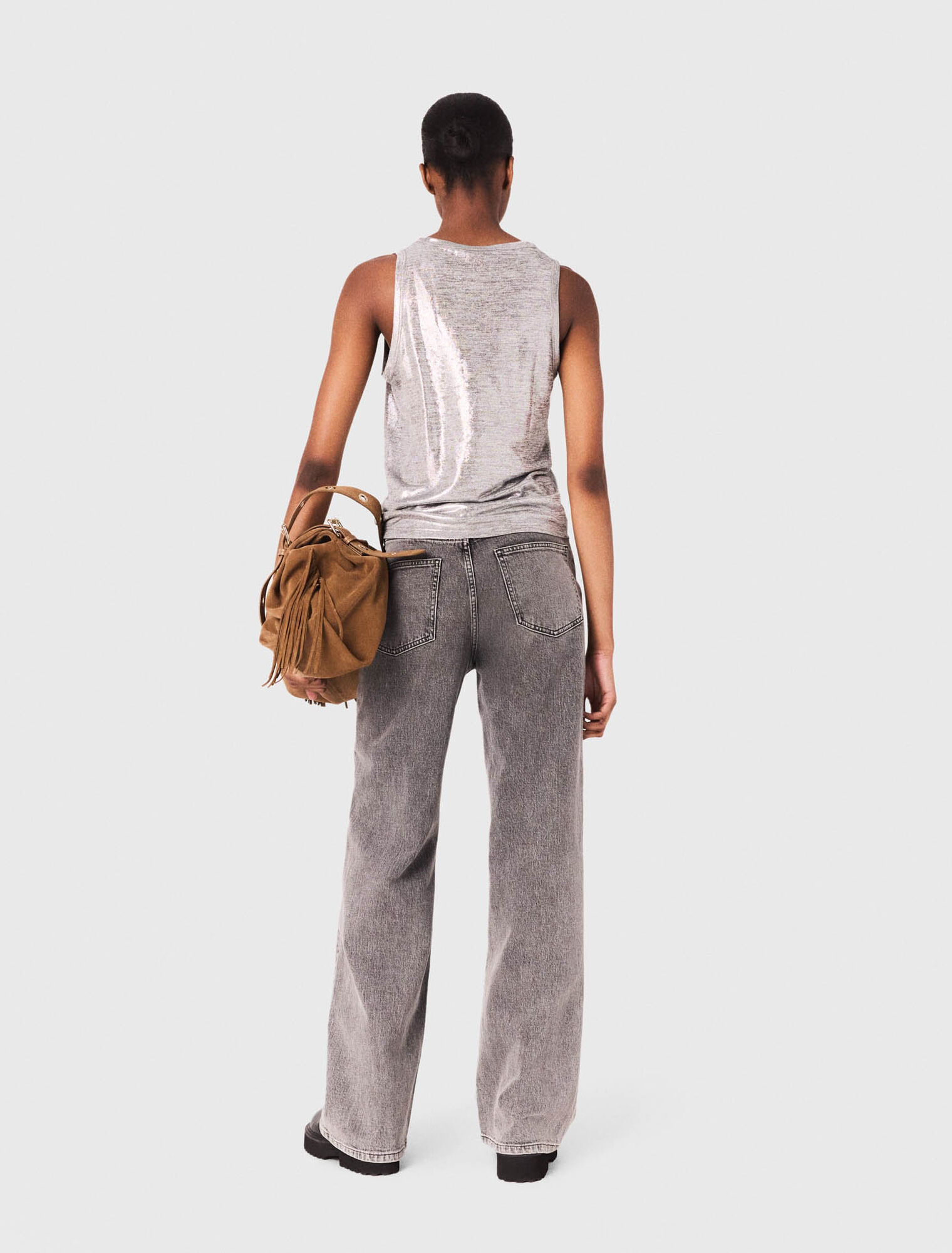 Metallisches Tanktop