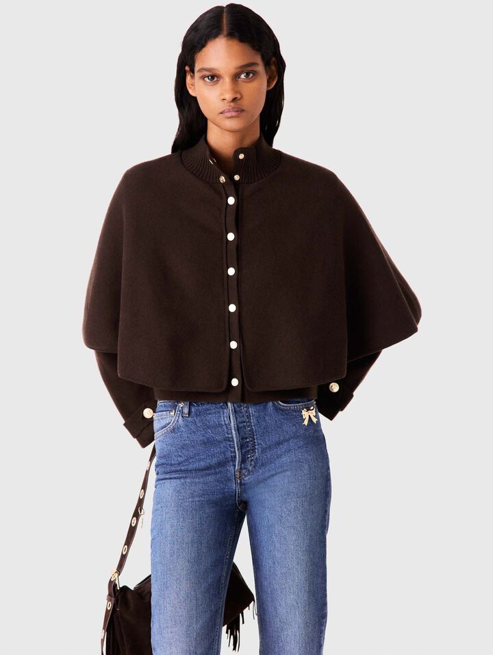 Cardigan im Cape-Look