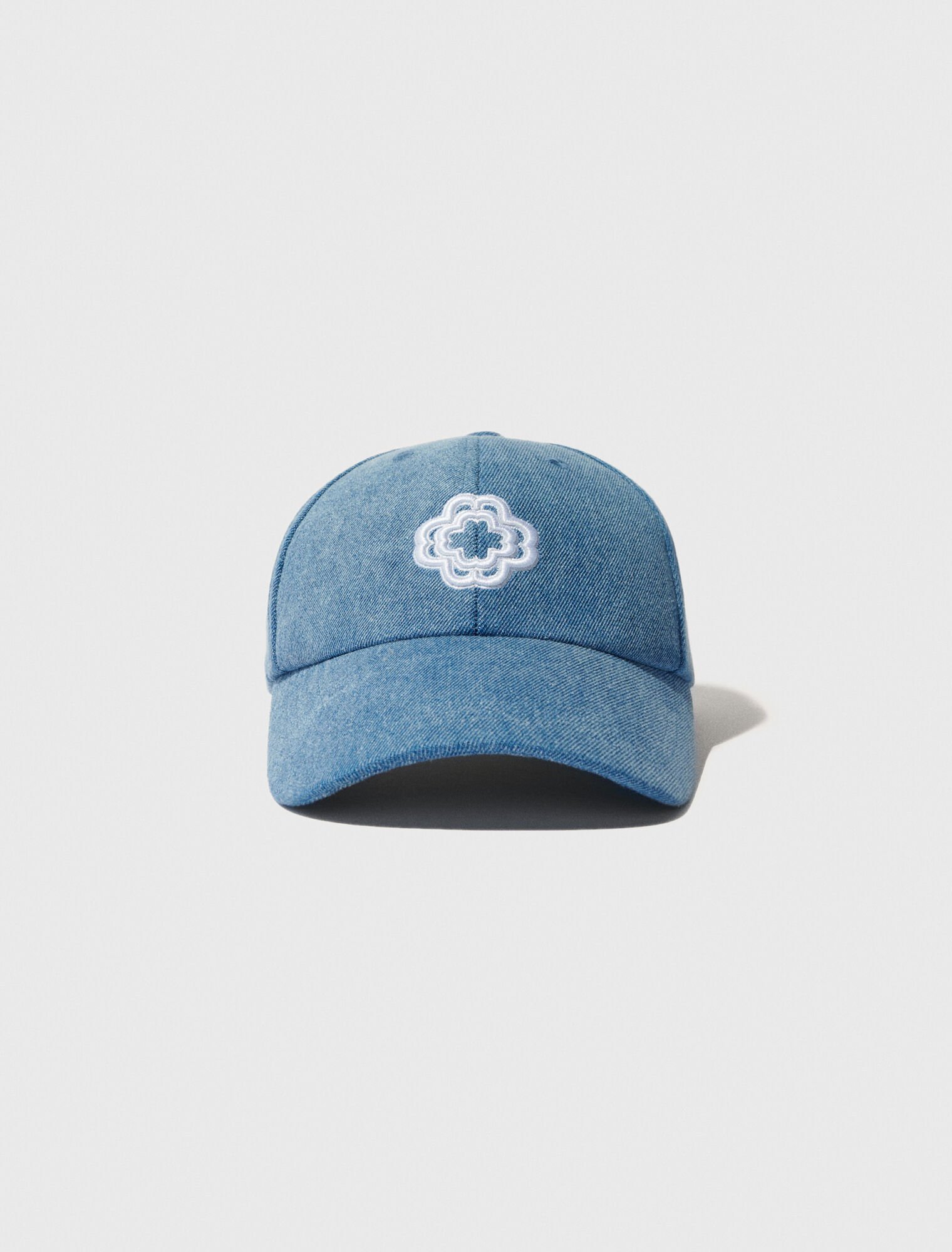 Denim-Cap mit clover-Logo