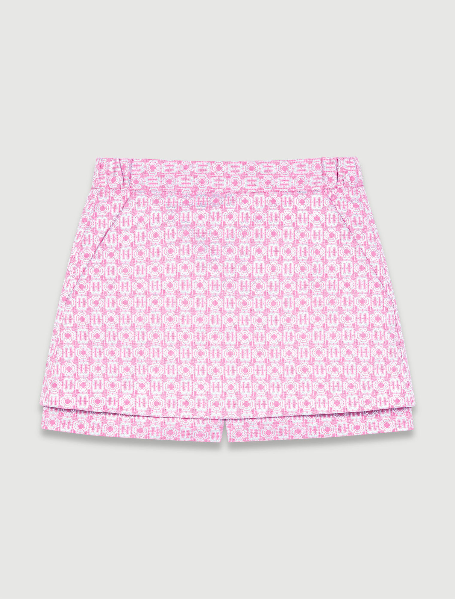 Skort aus Jacquardstoff