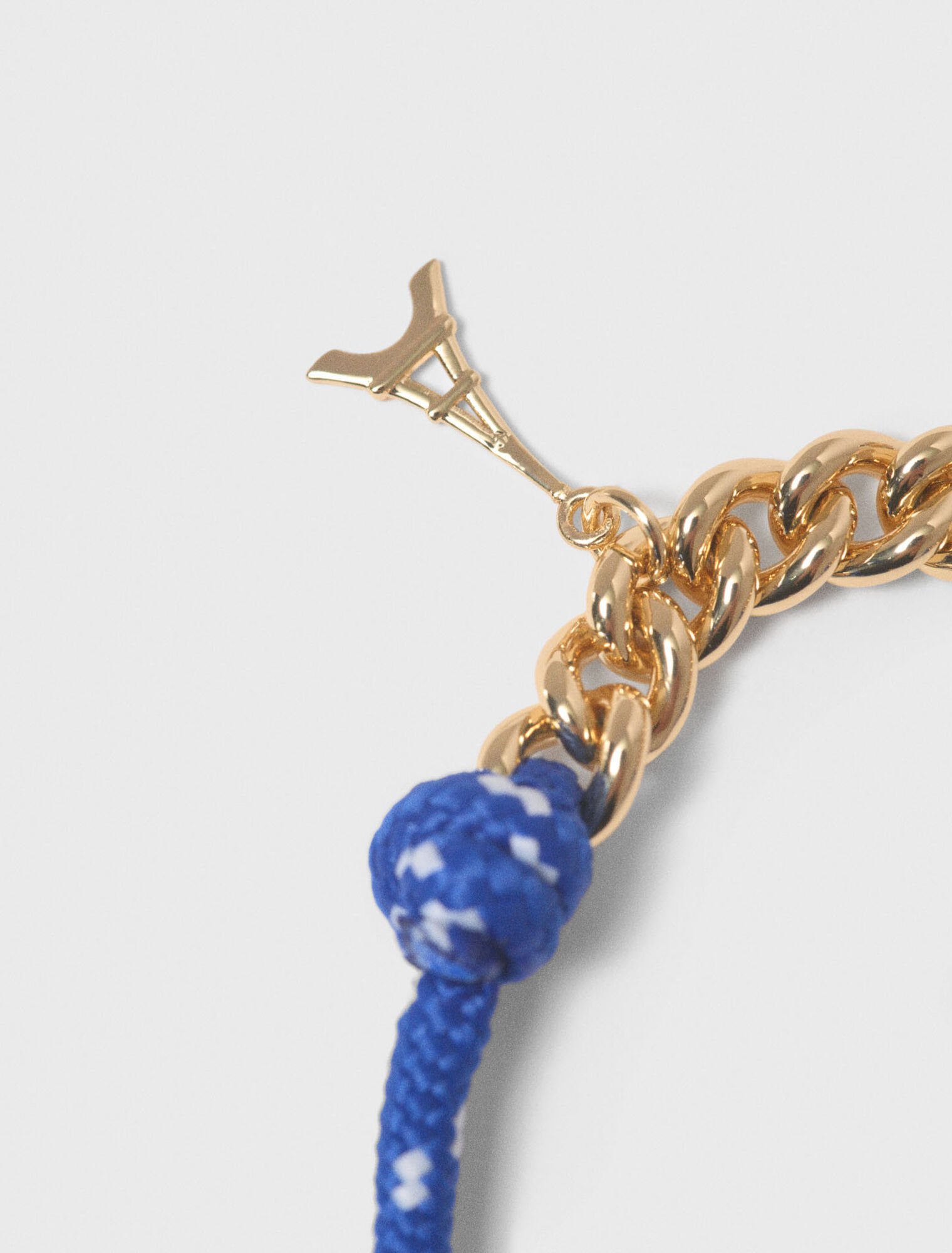 Kettenarmband mit Marinekordel