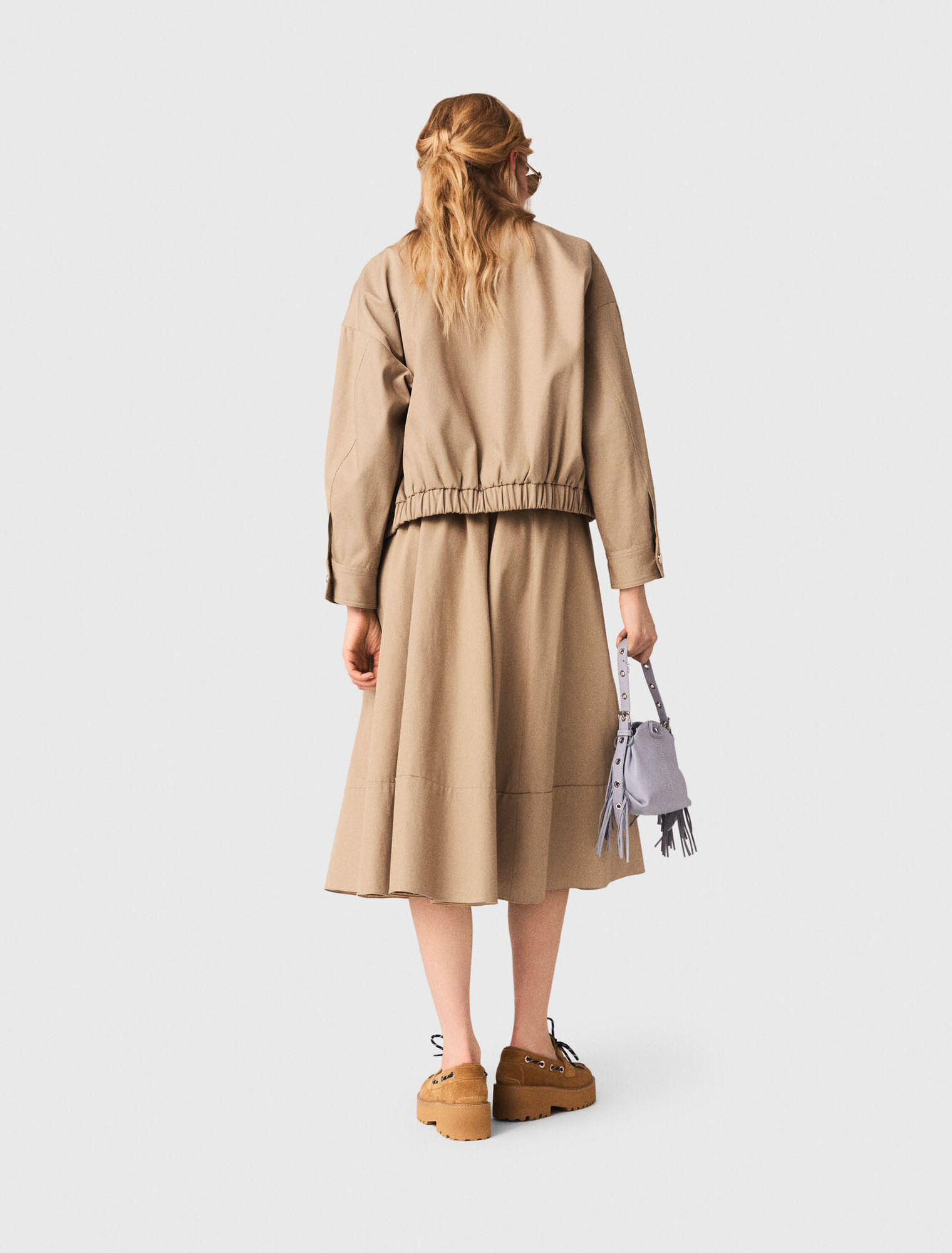 Bomberjacke aus Baumwolle