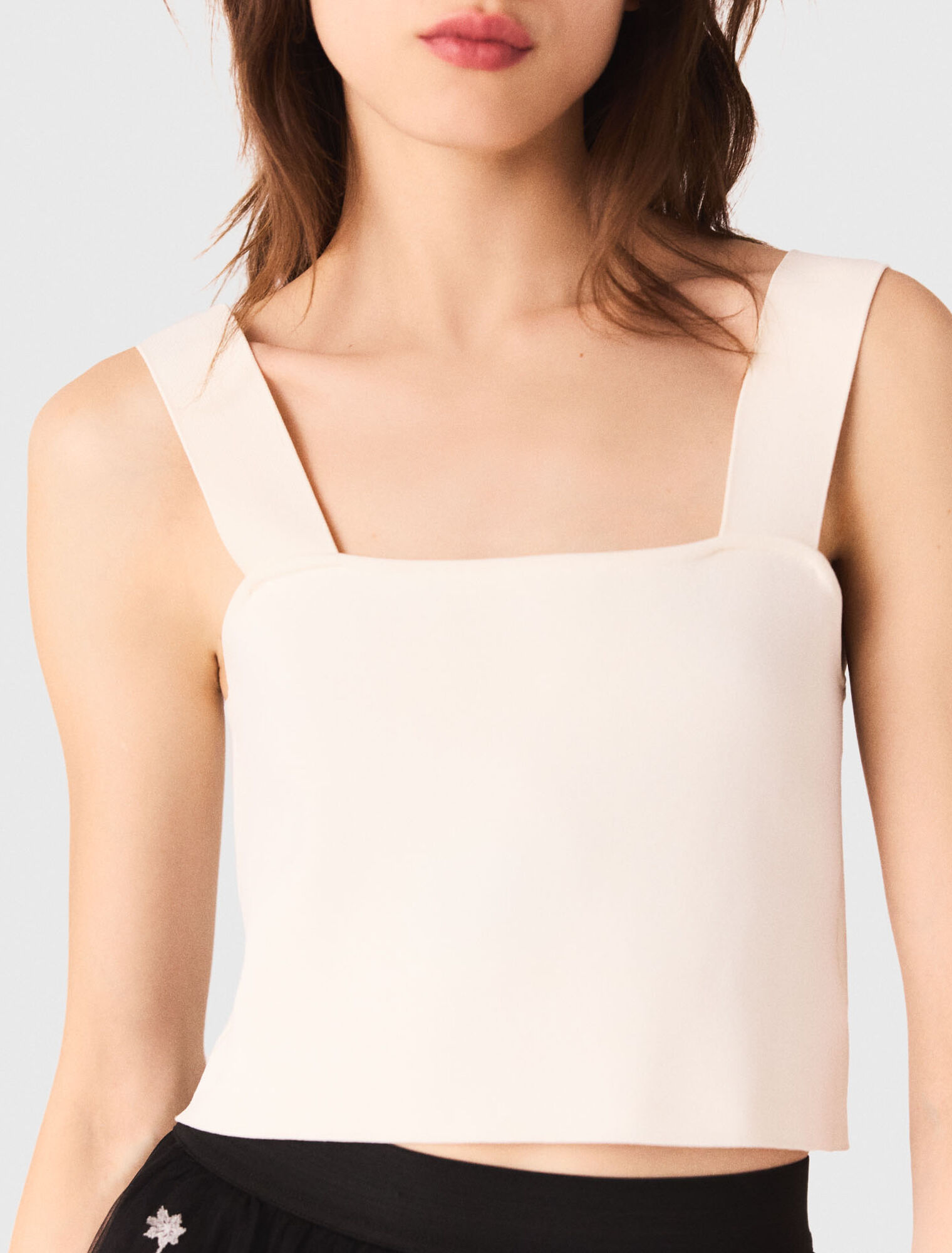 Crop Top aus Strick